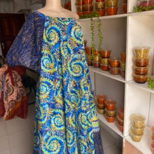 robe longue asymétrique