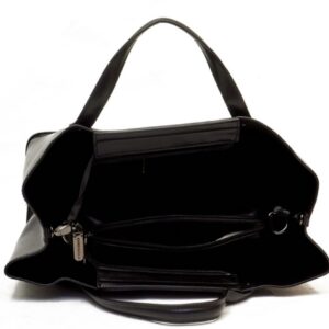 Sac Cabas Noir Organisé